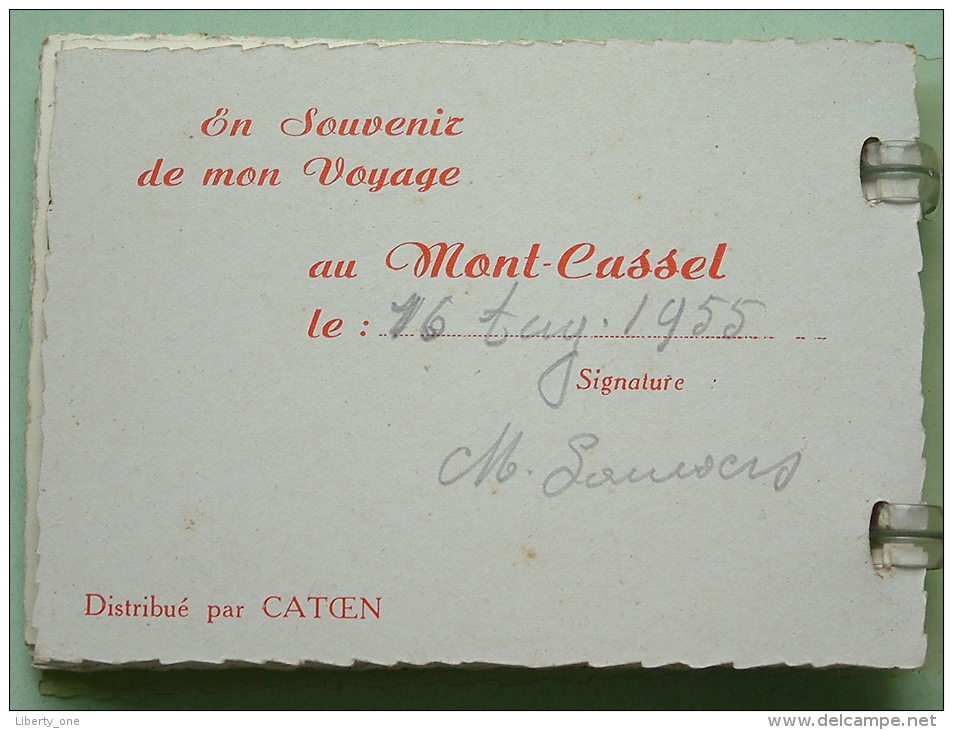 Mont-Cassel ( Snapshots - 10 Pcs. ) - Anno 19?? ( Visite de 1955 - zie foto voor details ) !!
