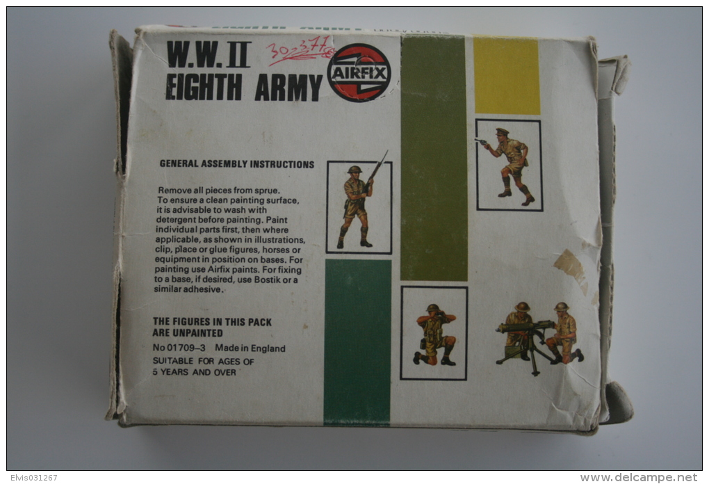 Airfix WW2 Eighth Army, Scale HO/OO, Vintage - Figurines