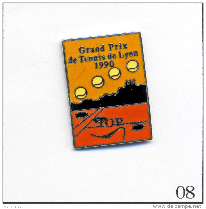 Pin´s - Sport - Tennis / Grand Prix 1990 De Lyon (69). Est. Stadium. EGF. T105-08 - Tennis