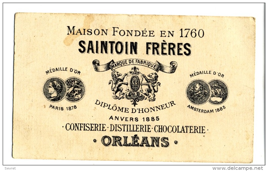 SAINTOIN FRERES  - ORLEANS -   La Poupée Malade. - Otros & Sin Clasificación