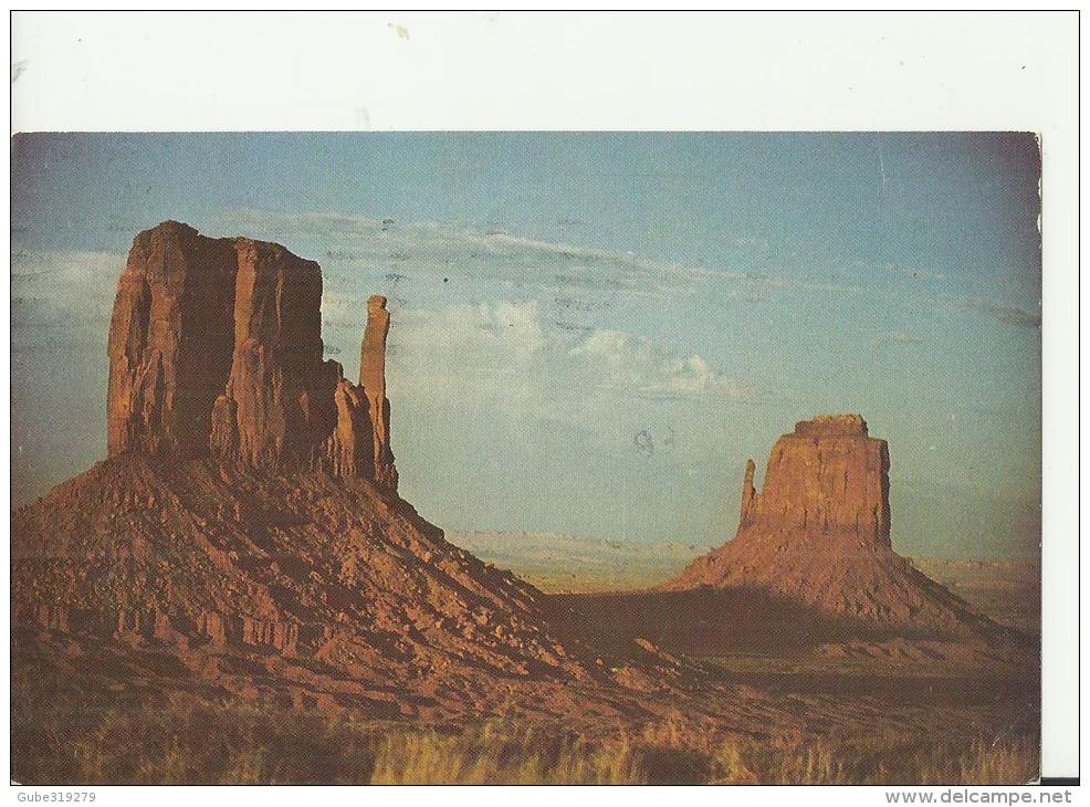 UNITED STATES  1984 –POSTCARD – MONUMENT VALLEY - -LEFT & RIGHT MITTENS  ADDR TO SWITZERLAND W 1 ST OF 28 C (AIRMAIL 84 - Monument Valley