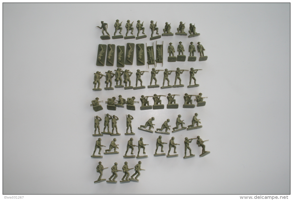 Airfix WW2 British Infantery, Scale HO/OO, Vintage - Figurines