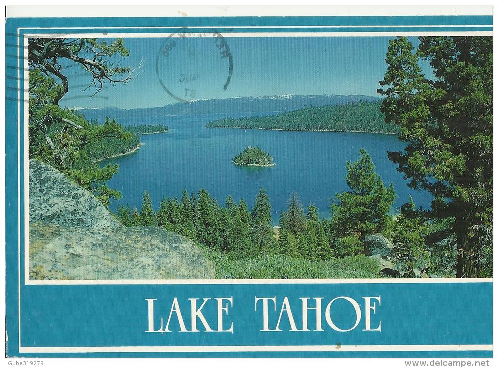 UNITED STATES  1987 –POSTCARD – CALIFORNIA / NEVADA – LAKE TAHOE – EMERALD BAY ADDR TO SWITZERLAND W 1 ST OF 33 C (AIRMA - Other & Unclassified