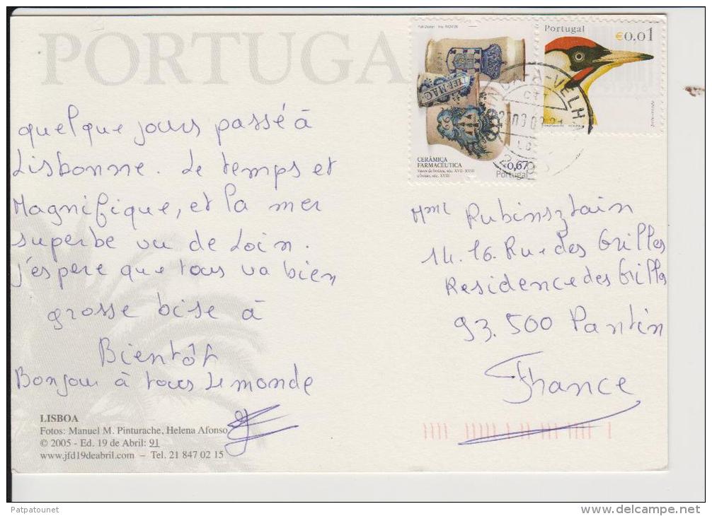 Portugal YV2621 Lettre 2003 Pivert - Specht- & Bartvögel