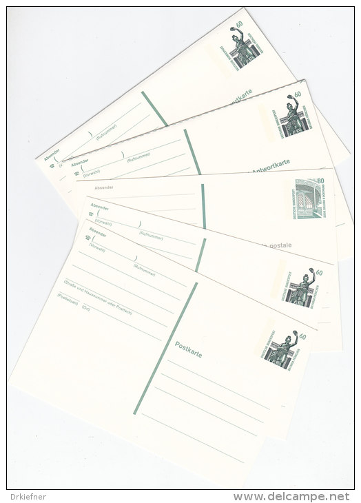 BRD P 140 - 143 I + II Postfrisch - Cartes Postales - Neuves
