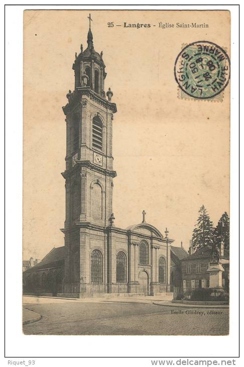 25 - LANGRES -  Eglise Saint - Martin - Langres