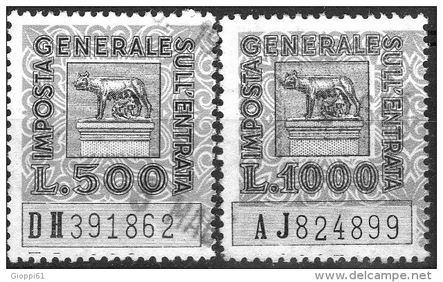 Imposta Generale Sulle Entrate - Revenue Stamps