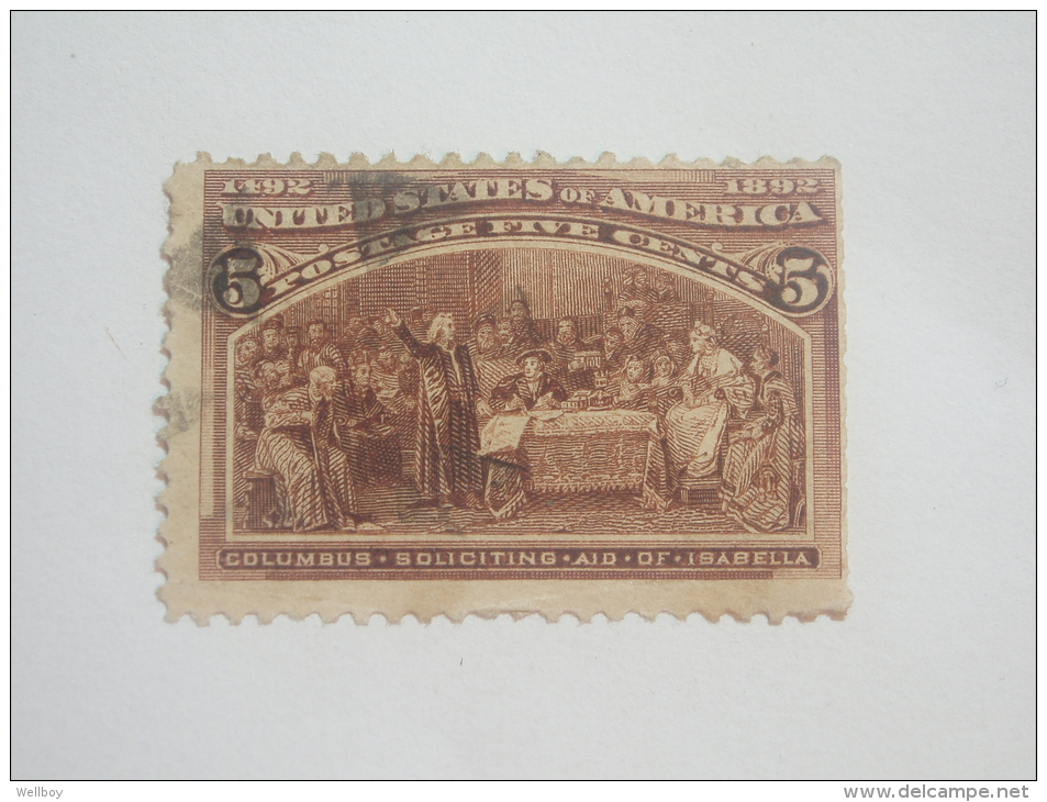 1890 ,s 5 Cent Stamp - Used Stamps