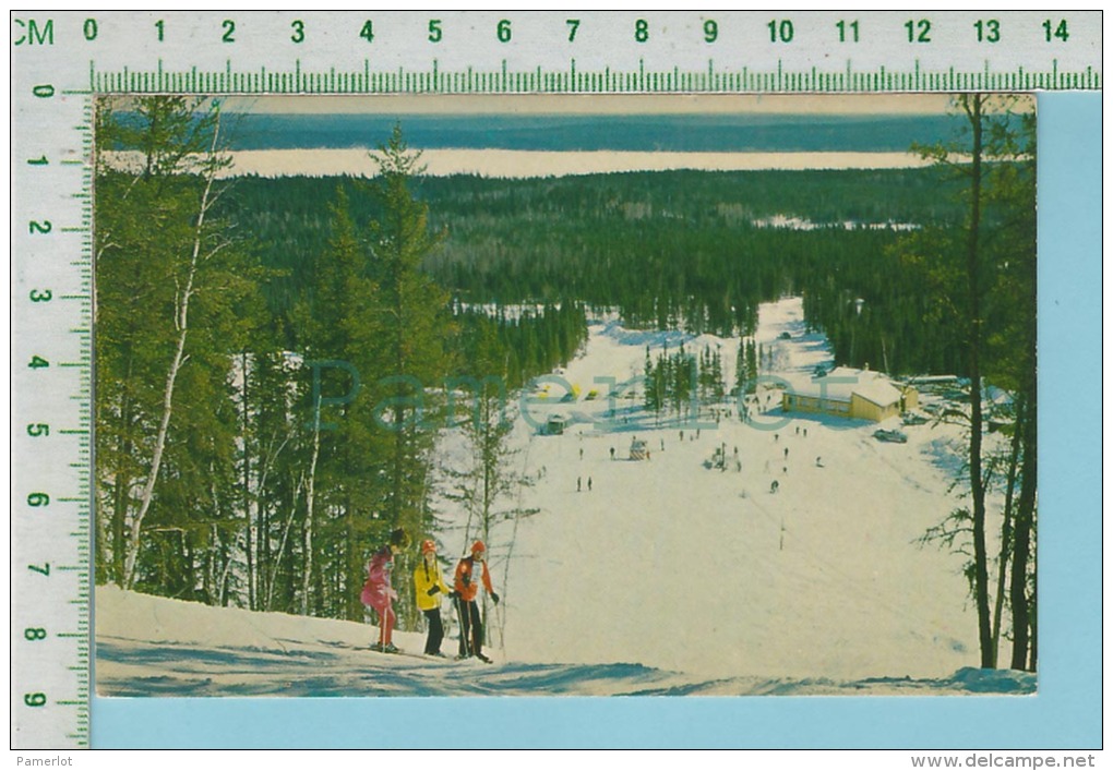 Manitoba Canada ( Mystery Mountain Ski Area  Thompson ) Cpm Post Card Carte Postale 2 Scans - Thompson