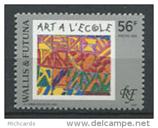 WALLIS ET FUTUNA 1993 - Art A L Ecole, Dessin D Enfant - Neuf ** Sans Charniere (Yvert 445) - Unused Stamps