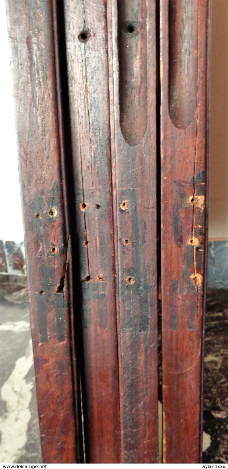 CINA (China): Fine Chinese panels screen made in hardwood (Rosewood ?)