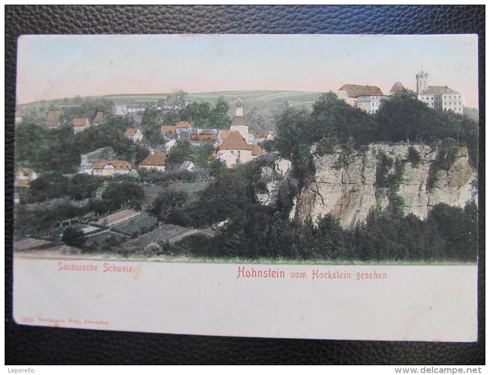 AK HOHNSTEIN Ca.1900  //  D*10158 - Hohnstein (Saechs. Schweiz)