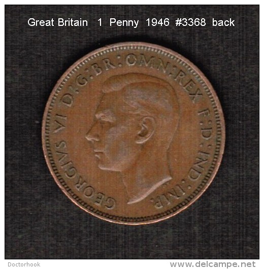 GREAT BRITAIN    1  PENNY   1946  (KM # 845) - D. 1 Penny