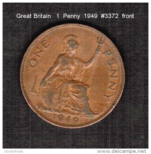 GREAT BRITAIN    1  PENNY   1949  (KM # 869) - D. 1 Penny