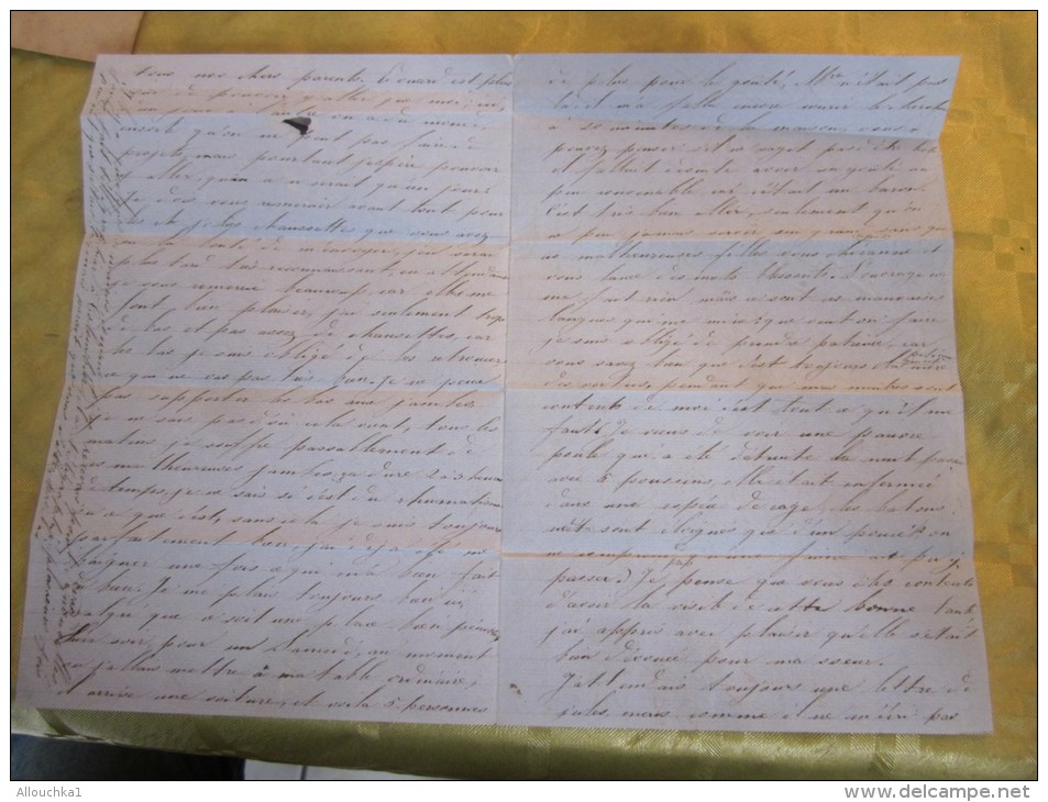 3 Juin 1861 Lettre (mignonnette) + Courrier De Grand Verger Suisse Helvetia -- Cachet à Date Au Verso  Payerne - Lettres & Documents