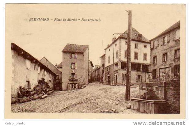 Bleymard - Place Du Marché - Rue Principale - Autres & Non Classés