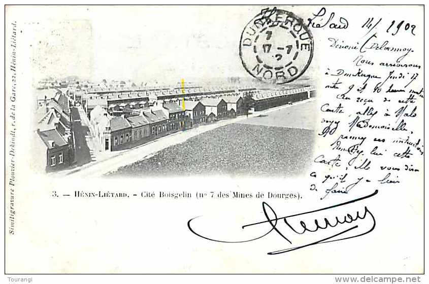 Nov13 614 : Hénin-Liétard  -  Cité Boisgelin  -  Fosse N°7 Mines De Dourges - Autres & Non Classés