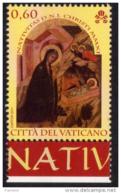 PIA - VAT : 2011 : Natale  - (SAS  1577-78) - Unused Stamps