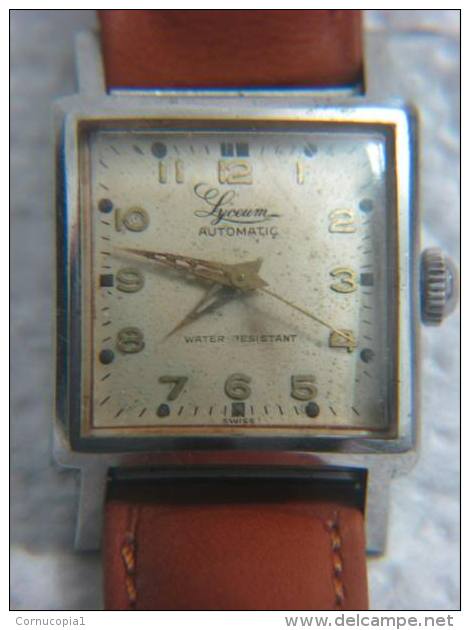 RARE LYCEUM AUTOMATIC WATER RESISTANT MEN´S SWISS WATCH - Autres & Non Classés