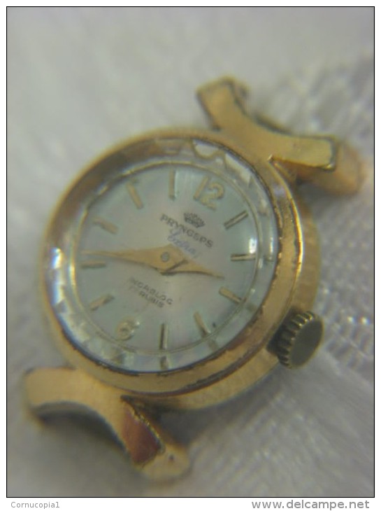 PRYNGEPS Miniature Ladies 10 Microns Gold Plated Watch Swiss - Autres & Non Classés