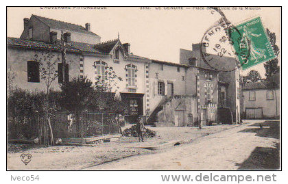 63 - 1911 -  Le Cendre  "Place De La Croix De La Mission " - Veyre Monton