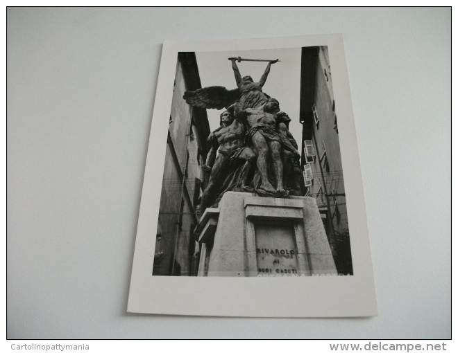 Fotografica Monumento Ai Caduti Rivarolo Ligure A. Morera Annullo A Targa Rara Liguria - Monumentos A Los Caídos