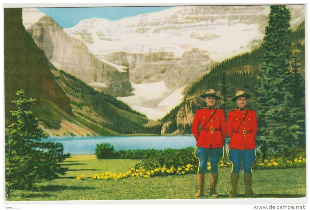 ROYAL CANADIAN MOUNTED POLICE At Lake Louis  - Canada - Police - Police - Gendarmerie