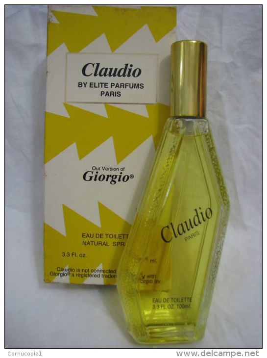 VINTAGE Claudio By ELITE 3.3 Oz EDT Spray - Mujer