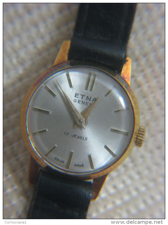 Vintage Gold ETNA Manual Ladies Watch Swiss Made - Horloge: Antiek