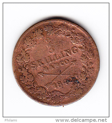 COINS  SUEDE  KM  641   1842 .   (SW 1047) - Suède