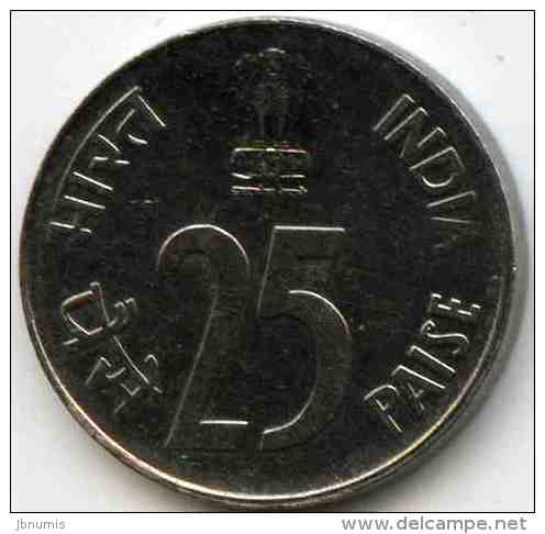 Inde India 25 Paise 1989 N KM 54 - Inde