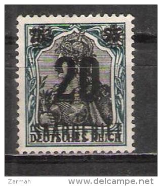 Sarre N° 50 Neuf ** Surcharge Au Dos ( Michel N° 50ll  Coté 100€ ) - Unused Stamps