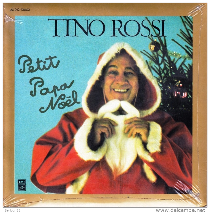 DISQUE 45 TOURS NEUF 1978 SOUS BLISTER D'ORIGINE TINO ROSSI CHANTE PETIT PAPA NOEL MINUIT CHRETIENS TROIS ANGES SONT VEN - Kerstmuziek