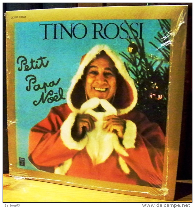 DISQUE 45 TOURS NEUF 1978 SOUS BLISTER D'ORIGINE TINO ROSSI CHANTE PETIT PAPA NOEL MINUIT CHRETIENS TROIS ANGES SONT VEN - Christmas Carols