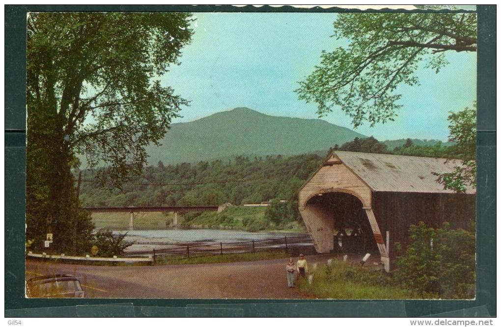 N°17  - The Old Toll Bridge And Ascutney Mountain At Windsor , Vermont    - Dai165 - Autres & Non Classés