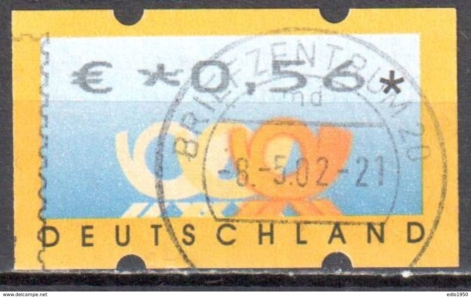 BRD Bund 2002 ATM Michel Nr. 4 - 0.56 Gestempelt Used - Machine Labels [ATM]