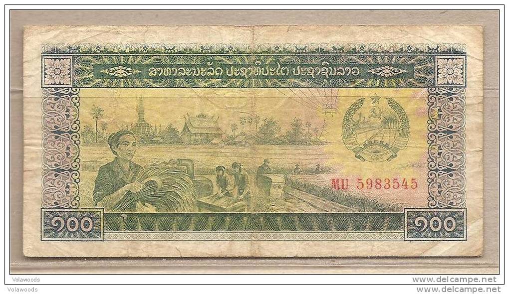 Laos - Banconota Circolata Da 100 Kip - Laos