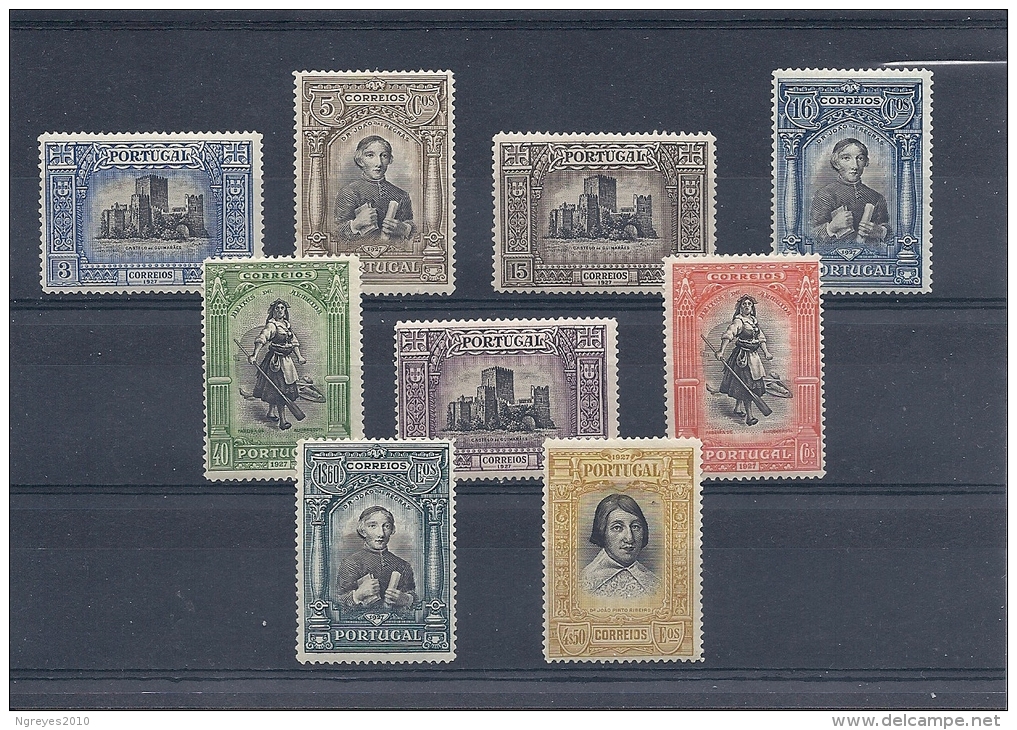 131009222  PORTUGAL  YVERT  Nº  439/441/443/444/447/449/450/451/452  */MH - Unused Stamps