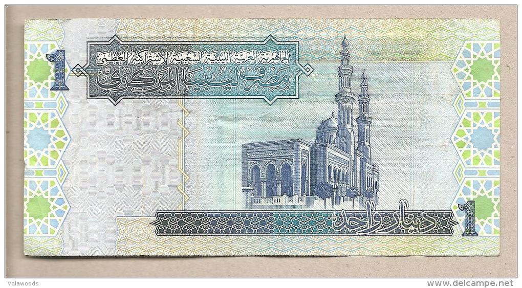 Libia - Banconota Circolata Da 1 Dinaro - Libya
