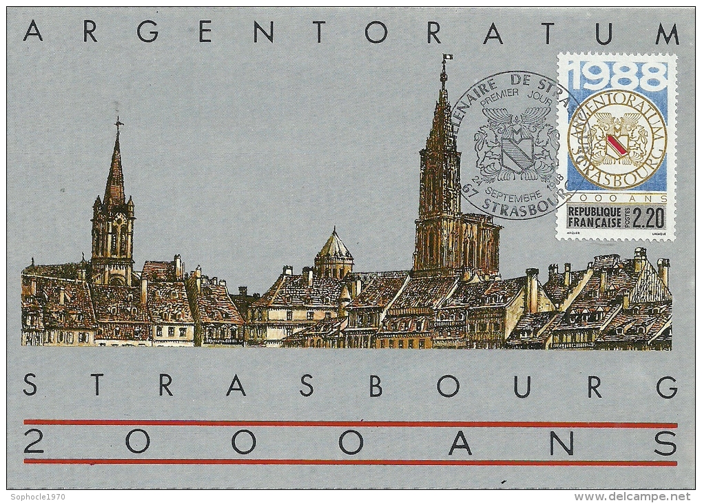 ALSACE - 67 - BAS RHIN - STRASBOURG - 2000 Ans - Bi Millénaire De La Ville - 2000-2009