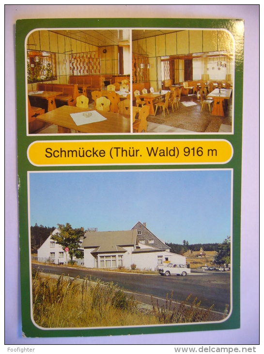 Germany: GEHLBERG - Schmücke (Thür. Wald) Betriebserholungsheim - Interieur - 1985 Used - Arnstadt