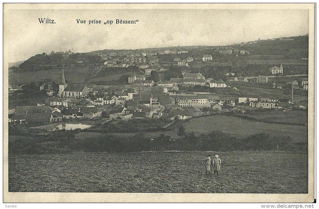 CP Wiltz - Niederwiltz - Vue Prise "op Bêssent" 1912 / Kaemmerer - Wiltz