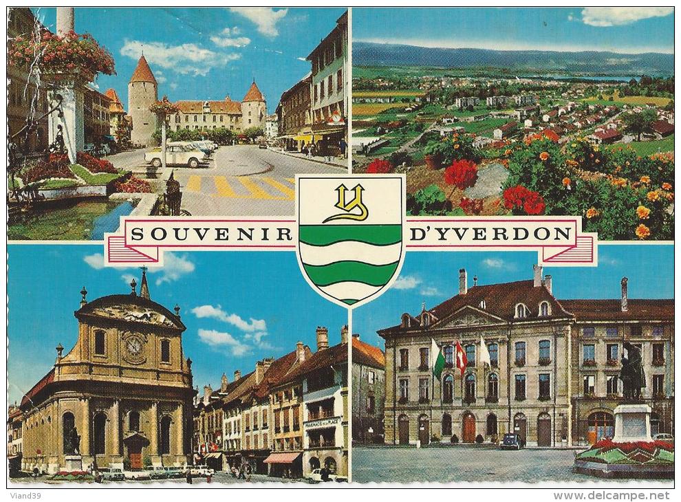 Yverdon - Souvenir D'Yverdon  -  1969 - Yverdon-les-Bains 