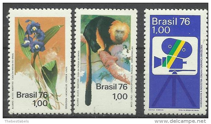 BRASIL **  1976   1198/205 - Unused Stamps