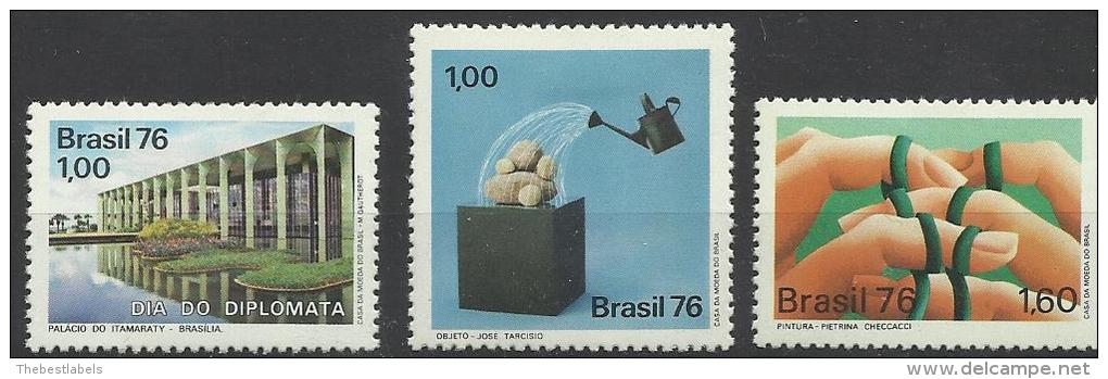 BRASIL **  1976   1198/205 - Unused Stamps