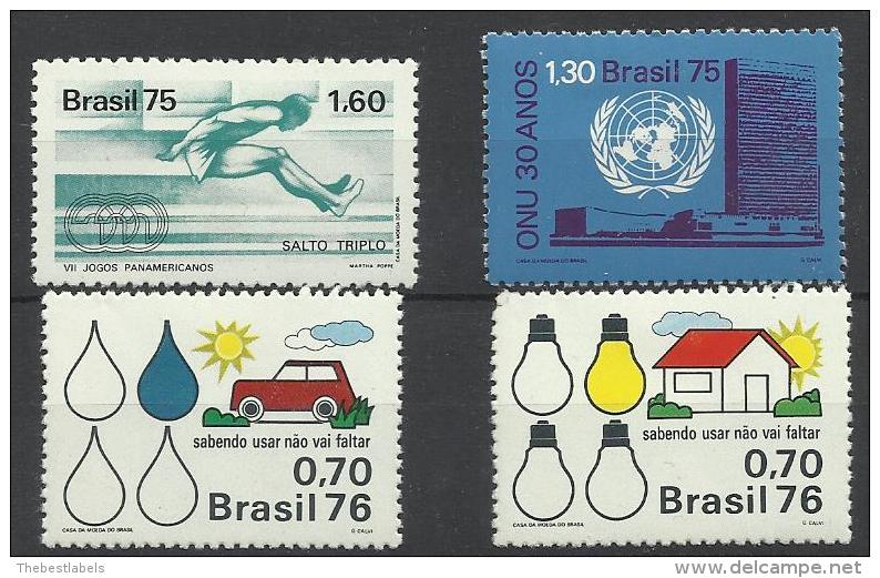 BRASIL **  1976   1198/205 - Unused Stamps