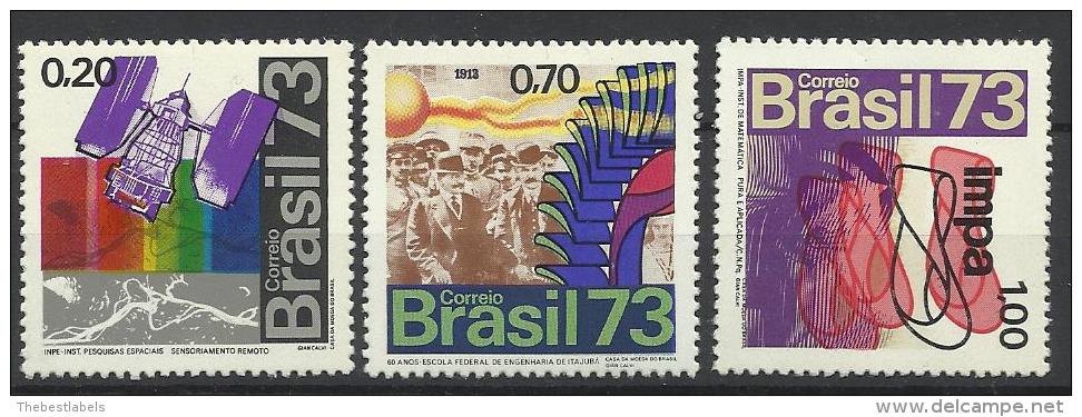 BRASIL **  1973    1038/40 - Unused Stamps
