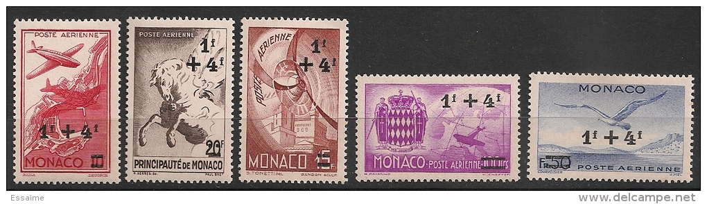 Monaco. 1941-1944. Entre N° 225et 273. + PA 1945 N° 8-12. Oblit. Et Neuf * MH. - Otros & Sin Clasificación