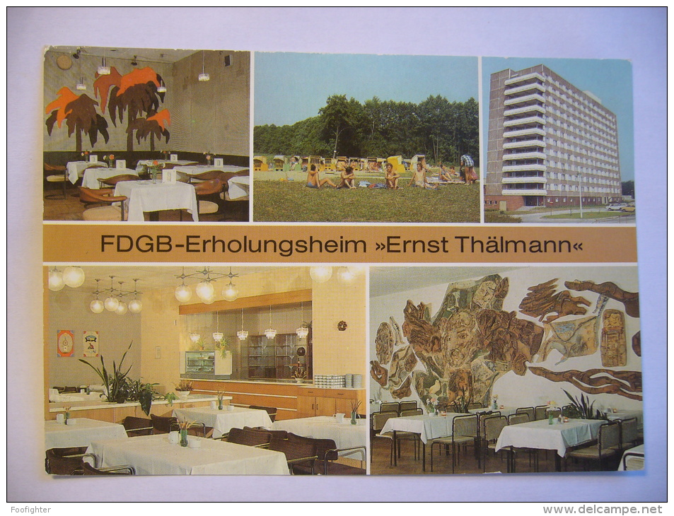 Germany: Rheinsberg - FDGB-Erholungsheim "Ernst Thälmann"  - Interieur - 1988 Used - Rheinsberg