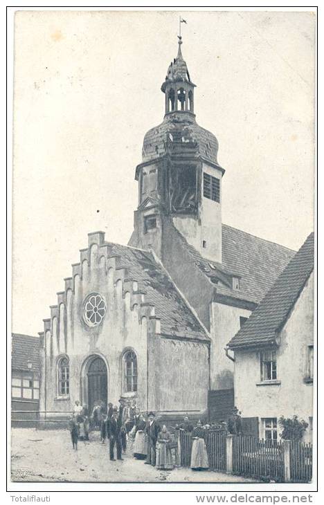 Wintersdorf OT Von Meuselwitz Thüringen Kirchturm Zerstört Durch Blitzschlag 6.8.1906 Belebt TOP-Erhaltung Ereignis Unge - Meuselwitz